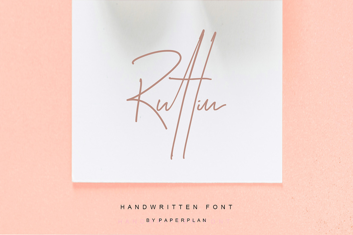 Ruttin Signature Font