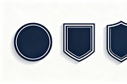 24 Minimal Geometric Logo Frames, an Emoji Icon by adenpinkstore (Thumbnail 9 of 12)