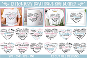 Mother's Day Heart SVG Bundle, a Graphic by Buycreativedesign (Thumbnail 1 of 17)