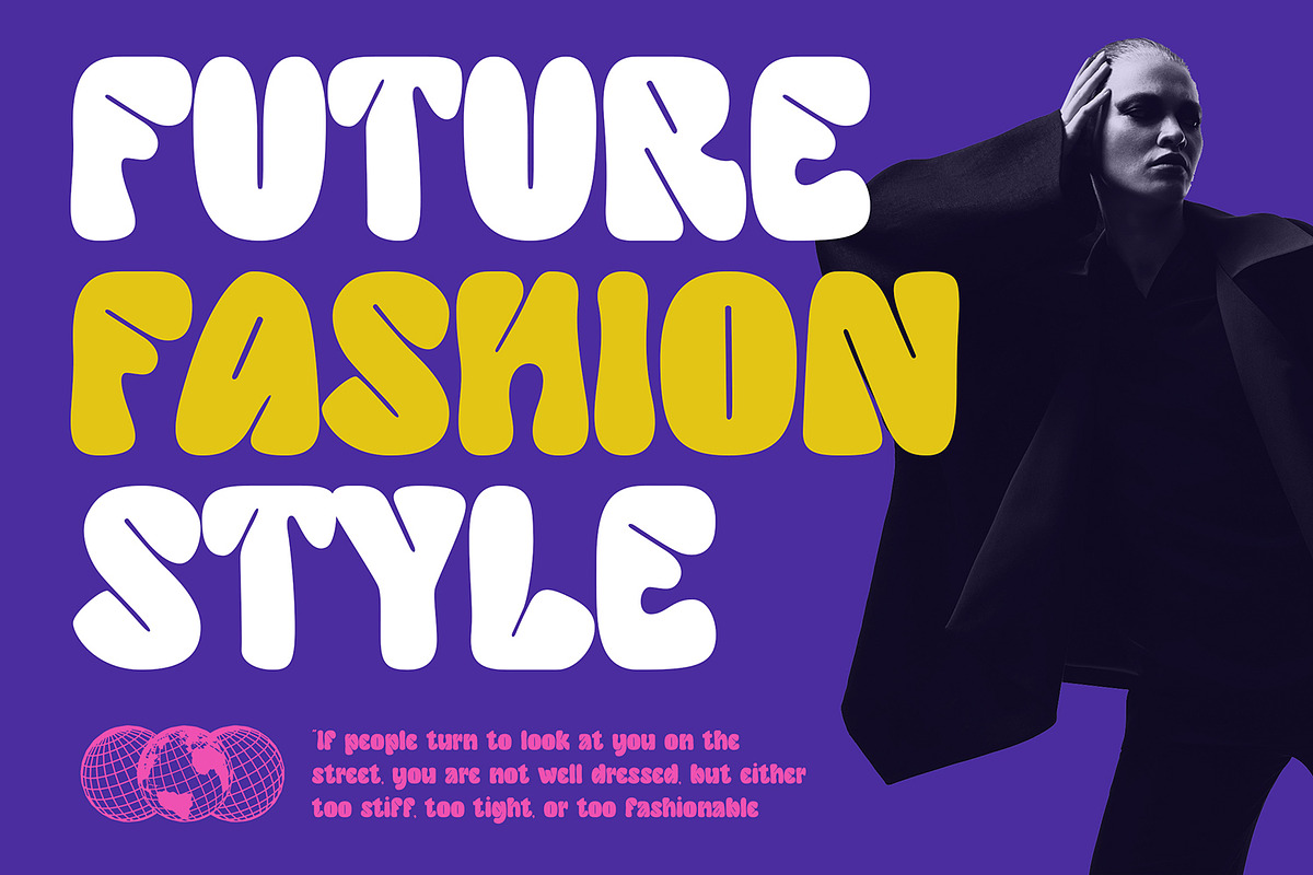 Comely - Bubble Display Font, a Script Font by AQR Studio (Photo 5 of 8)