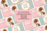 Pastel Business Card, a Business Card Template by SunshineStudioBoutique (Thumbnail 3 of 9)