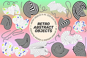 SuperSpectiva Retro Geo Clipart, an Object Graphic by angelainthefields (Thumbnail 15 of 17)