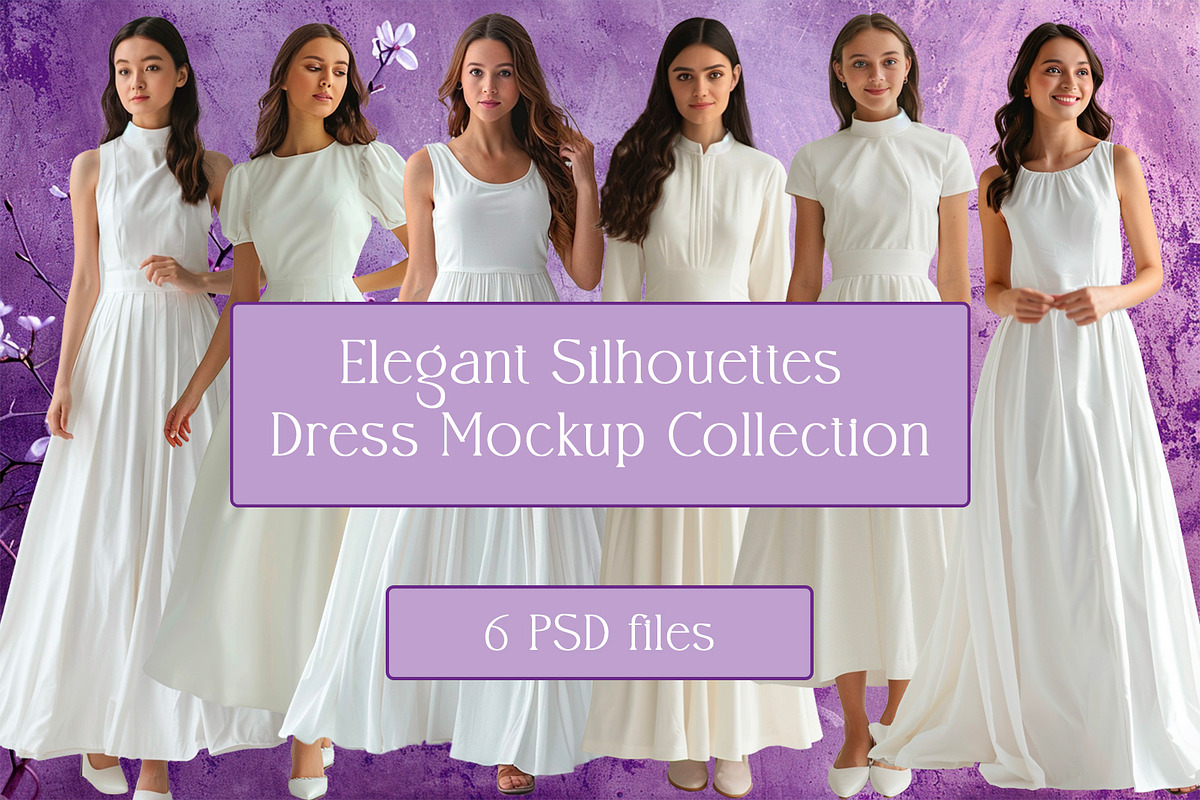 Elegant Dress Mockups Colllection, an Apparel Mockup by Maria S. Studio (Photo 1 of 5)