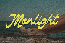 Monlight Retro Modern Script Font
