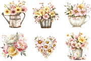 Whimsical Mother's Day Flowers, an Illustration by Designking (Thumbnail 2 of 5)