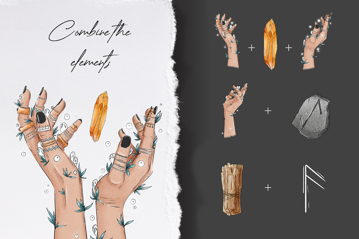 Pagan Magic and Witchcraft, an Object Illustration by Elina Kovtunova (Photo 5 of 15)