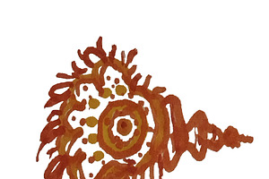Monster plant hand drawn isolated illustration, an Animal Illustration by DanFLCreativo