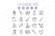 Pastel Garden Clipart, a Work Illustration by Palau (Thumbnail 9 of 10)