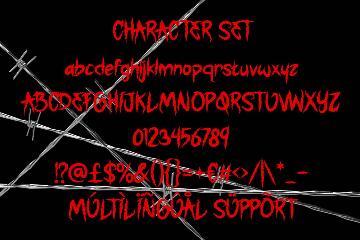 Grimthorn Hardcore Font, a Font by PutraCetol Studio (Photo 5 of 5)
