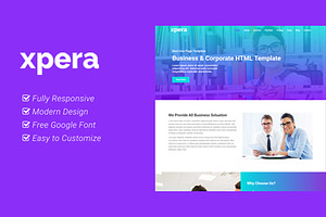 Xpera - Business HTML Template