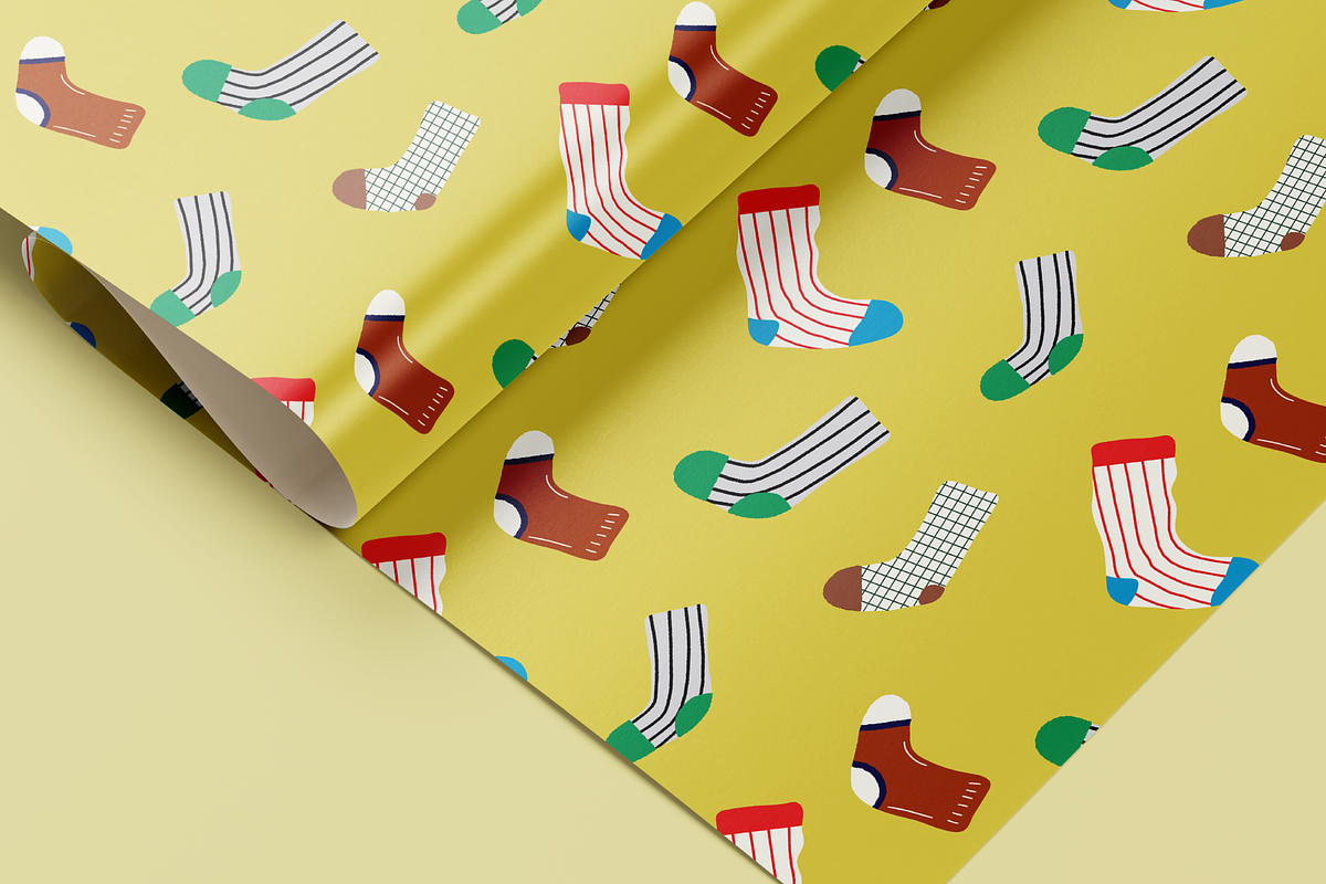 Winter Socks Vector Illustrations, an Object Illustration by Seiju Park (Photo 5 of 7)