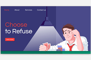 Choose To Refuse Landing Page