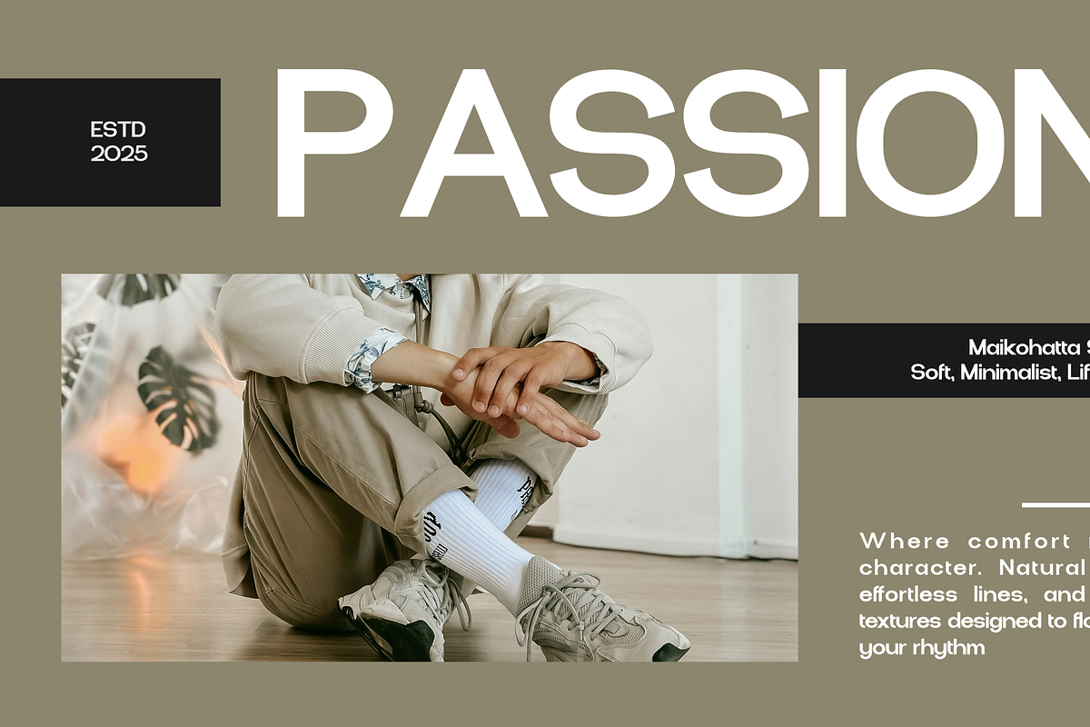 Pasbile - Sans Serif Modern Font, a Sans Serif Font by MaikoHatta (Photo 5 of 8)