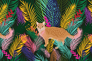 12+ patterns with cats, a Pattern Graphic by ОльгаМороз (Thumbnail 3 of 3)
