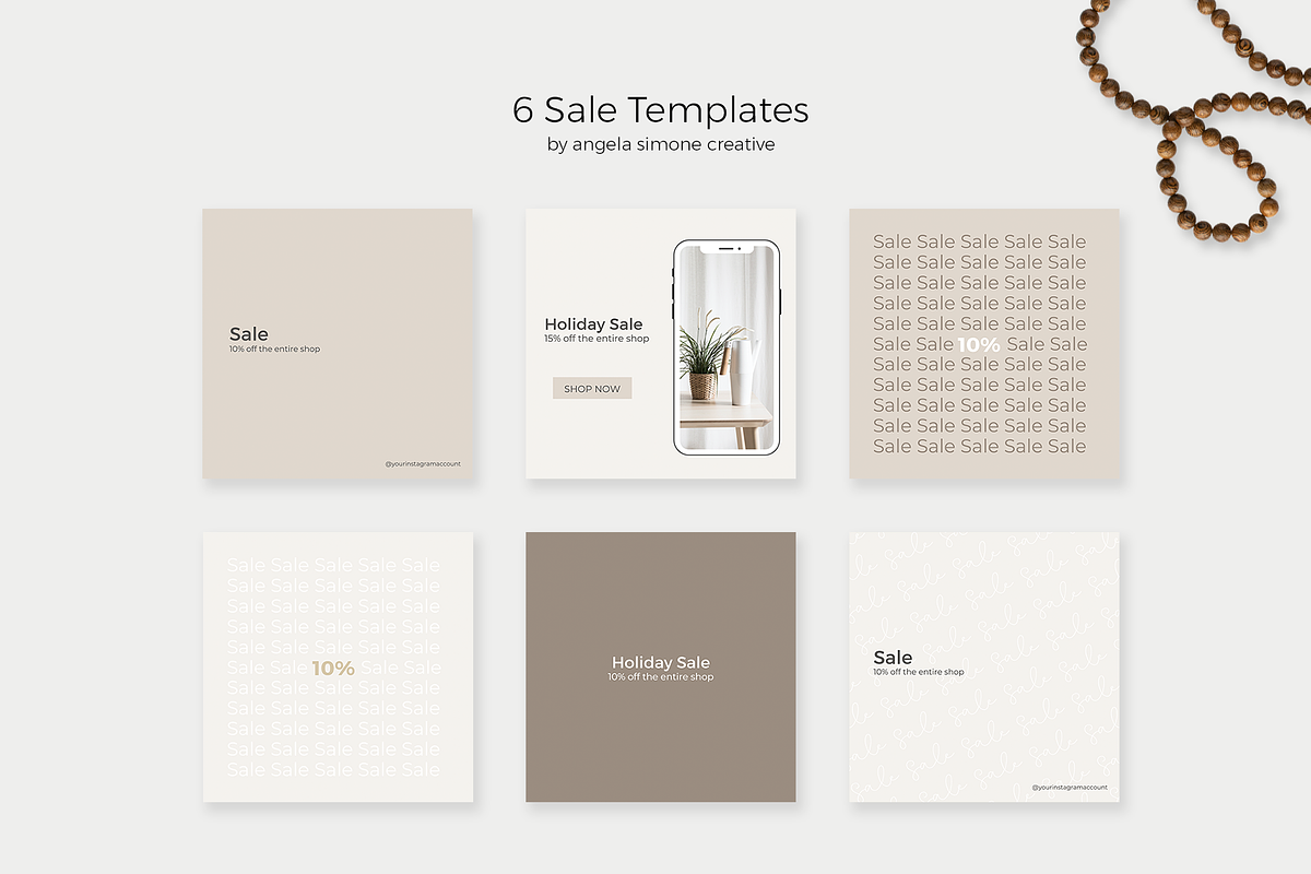 Instagram Canva Minimalist Templates, a Social Media Template by angela simone creative (Photo 15 of 25)