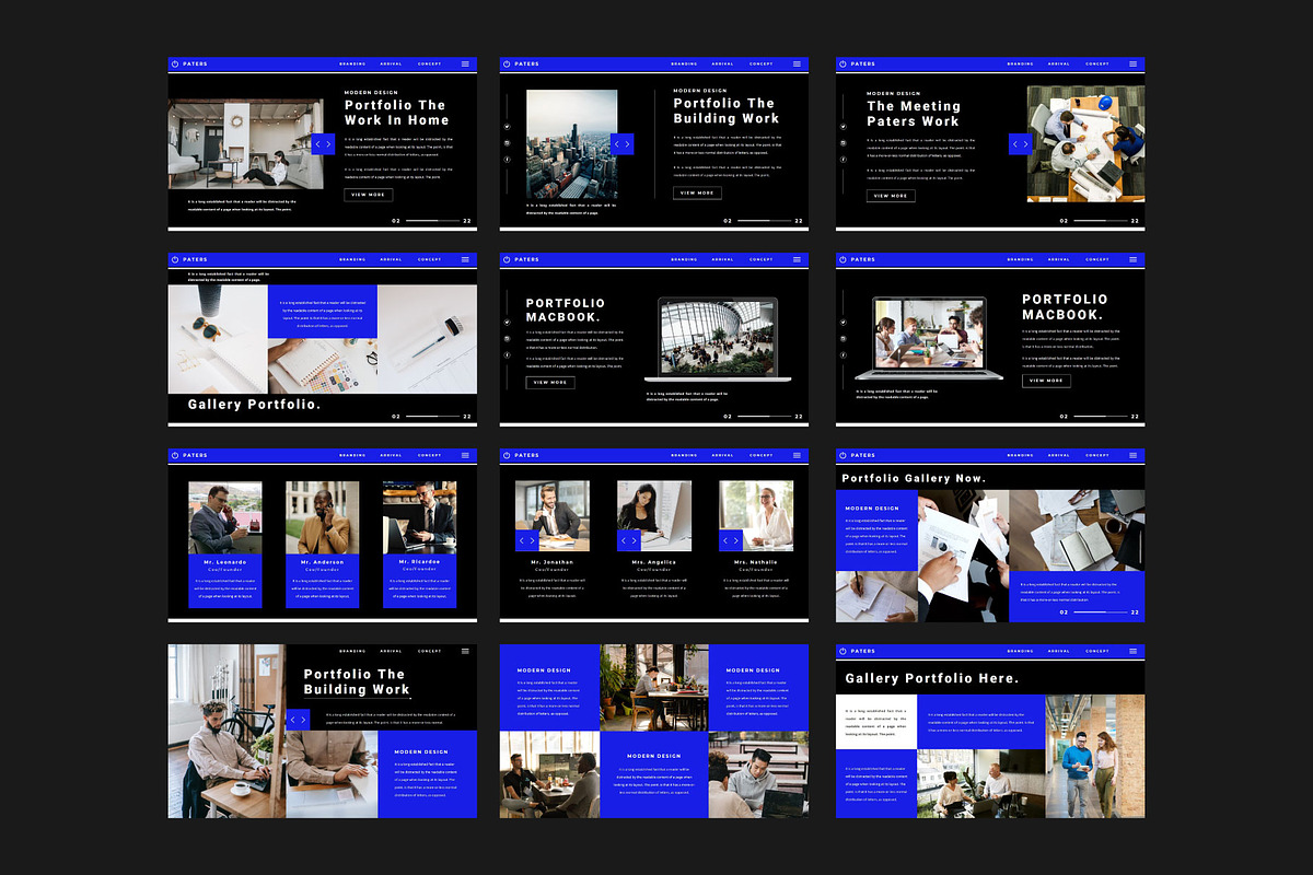 PATERS Powerpoint Template, a Presentation Template by Yo Slide