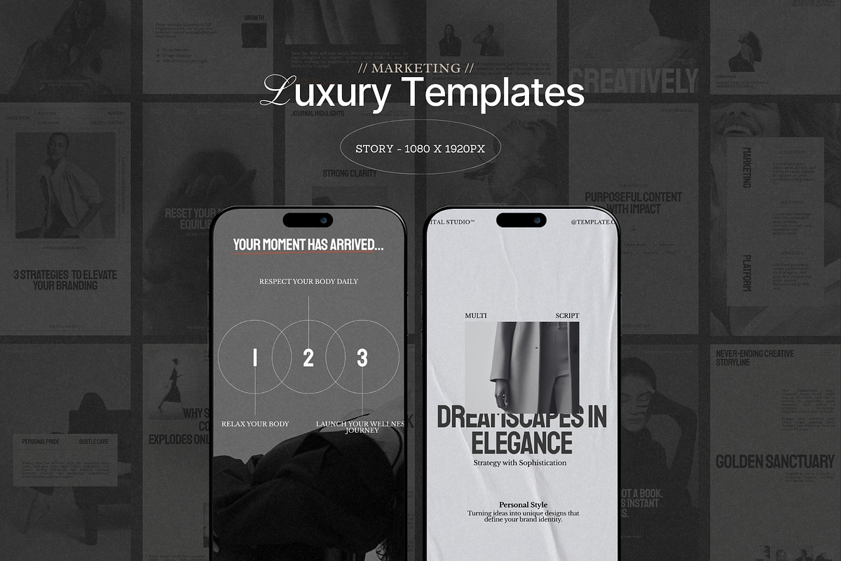 Instagram Marketing Story Bundle, a Social Media Template by Pixel Grid (Photo 2 of 8)