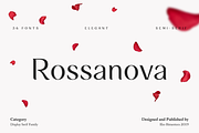 Rossanova; 36 Elegant Fonts, a Serif Font by Eko Bimantara (Thumbnail 1 of 13)