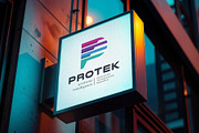 Protek Ai Tech Letter P Logo, a Branding & Logo Template by Design_Planet (Thumbnail 2 of 4)
