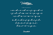 Vartensie Script Font, a Script Font by Basnistudio (Thumbnail 7 of 9)