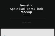Isometric Apple iPad Pro 9.7 Mock-up, an iPhone Mockup by IsometricWorld (Thumbnail 6 of 12)