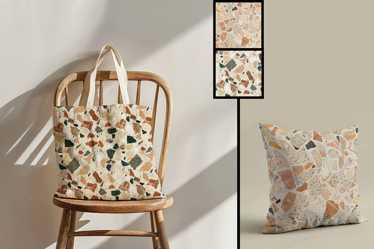 Terrazzo Elegant Seamless Patterns, a Pattern Graphic by AndrewPixel (Photo 5 of 10)