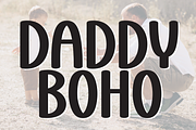 Daddy Boho | Script Font, a Script Font by Scratchones (Thumbnail 1 of 8)