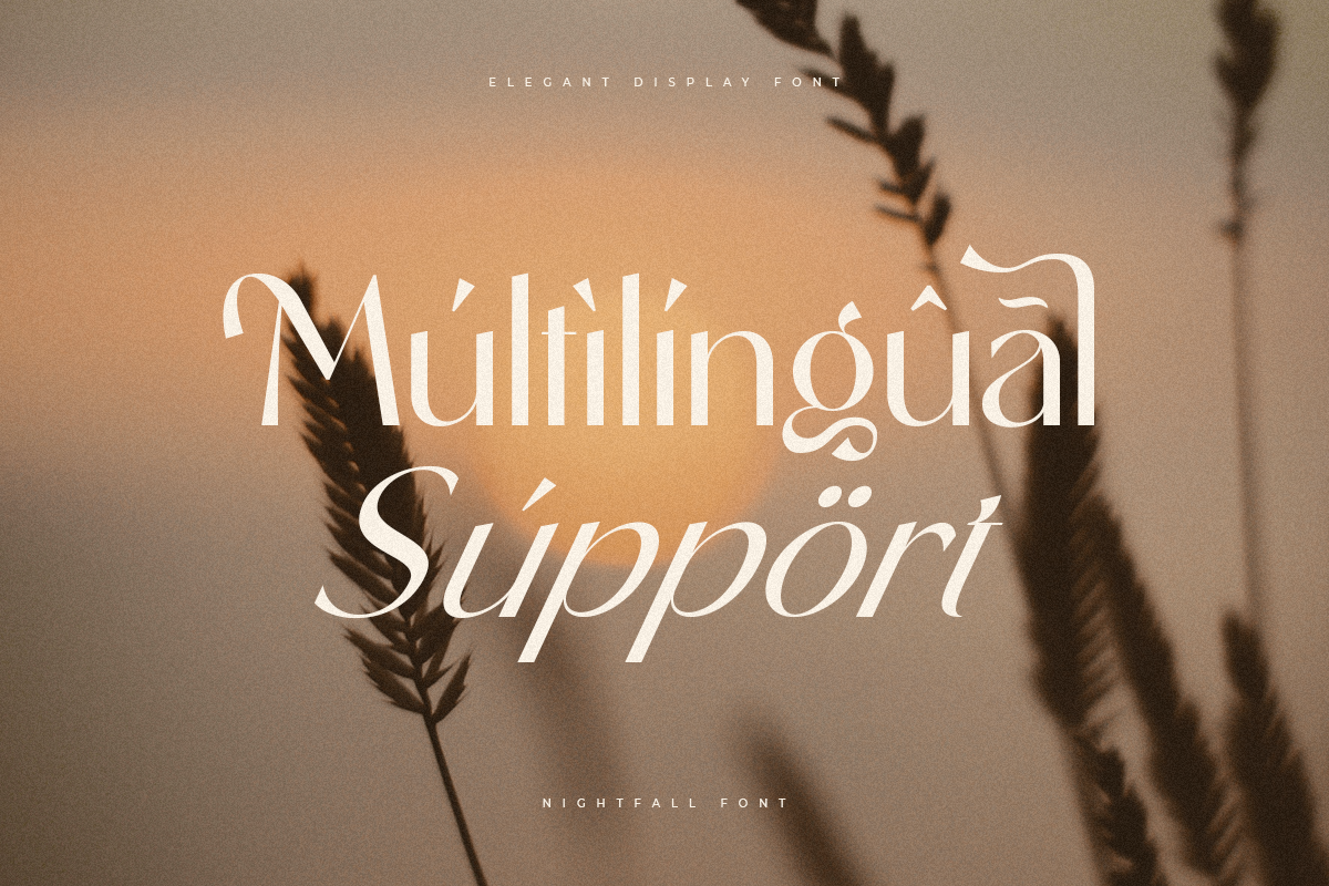 Rainfall - Elegant Display Font, a Sans Serif Font by Sensatype (Photo 16 of 16)