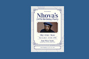 Classic Frame Birthday Invitation, a Card Template by Neermana (Thumbnail 3 of 4)