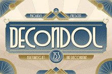 Decondol Art Deco Typeface