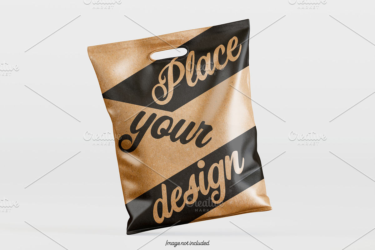 Paper bag brown color mockup bundles, a Packaging Mockup by Ambo Ampeng (Photo 3 of 32)