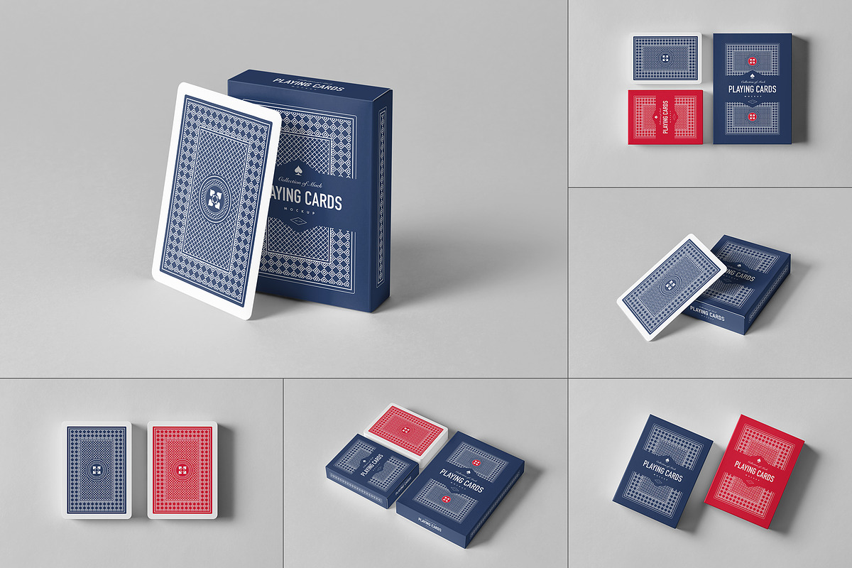 Playing Card Mock-up, a Merchandise Mockup by Yogurt86 (Photo 1 of 11)