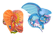 Seven fairy dragons., an Animal Illustration by Adamskyistudio (Thumbnail 3 of 4)