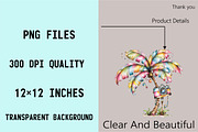 Whimsical Summer Palm Tree Clipart B, an Illustration by SVGArt (Thumbnail 7 of 9)