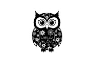 Cute Owl Silhouette Bundle, an Illustration by yasushie (Thumbnail 20 of 31)