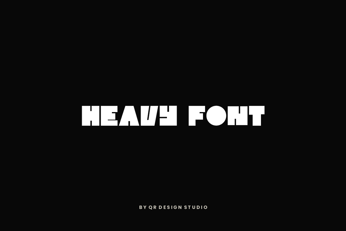 Enuser - Heavy & Block Font, a Sans Serif Font by QR Design Studio (Photo 3 of 7)