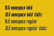 DLG_monospace, a Sans Serif Font by Pan Cabaj (Thumbnail 2 of 5)