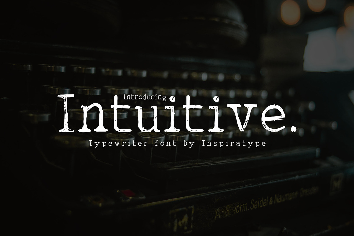 Intuitive - Typewriter Font