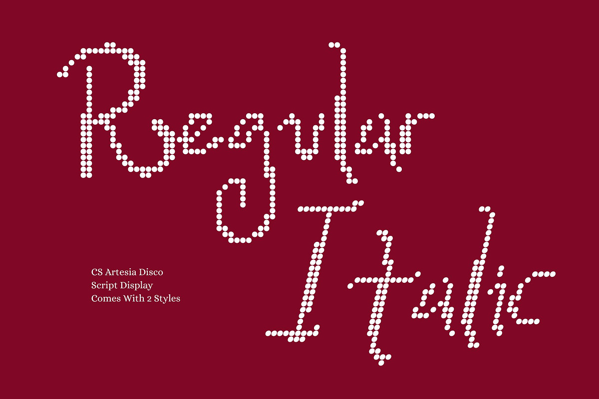 CS Artesia Disco, a Handwritten Font by Craft Supply Co. (Photo 5 of 8)