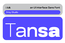 Tansa – UI Interface Sans Font