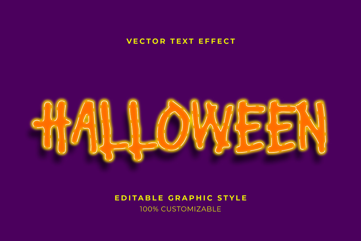 Neon Glowing Handwritten Text Effect