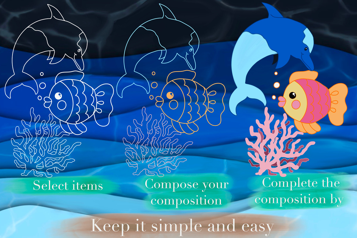 Ocean Life Digital Stamps, a Graphic by Favorites_Art (Photo 3 of 17)