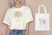 African Safari Animals & Trees Set, an Animal Illustration by NatalieArtShop (Thumbnail 6 of 7)