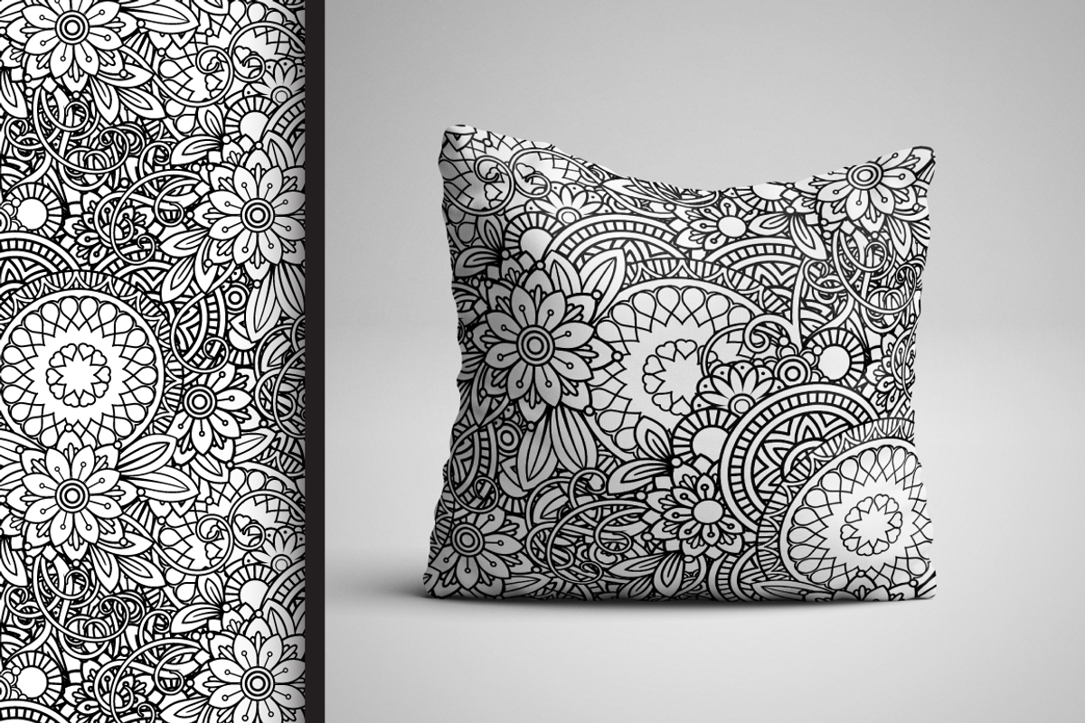 Floral Seamless Patterns, a Pattern Graphic by Elinorka (Photo 3 of 5)