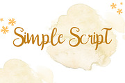 Ayeilla - Simple Script Font, a Script Font by Dhabee (Thumbnail 4 of 7)