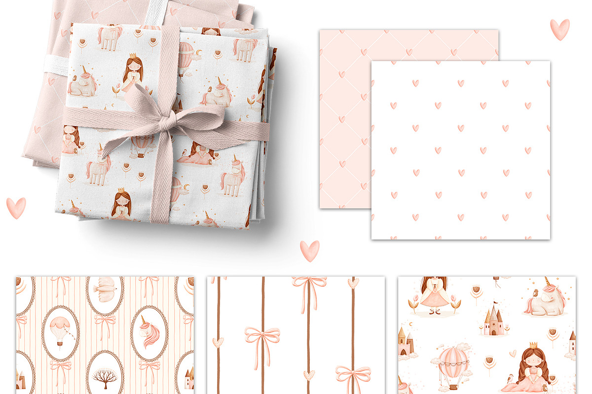 The Little Princess baby collection, a Decorative Illustration by polikarpovaart (Photo 13 of 20)