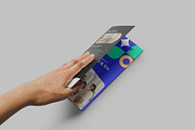 Trifold Brochure Mockup, a Books & Magazine Mockup by UFR_GRAPHIC (Thumbnail 3 of 4)