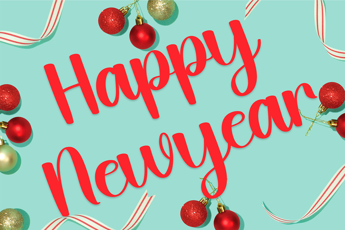 Christmas Font, a Script Font by Akrinity Digital (Photo 5 of 6)