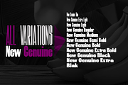 New Genuine, a Sans Serif Font by groens (Thumbnail 3 of 6)