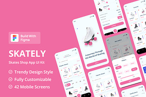 Skately - Ecommerce App Figma UI
